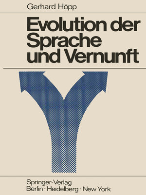 cover image of Evolution der Sprache und Vernunft
